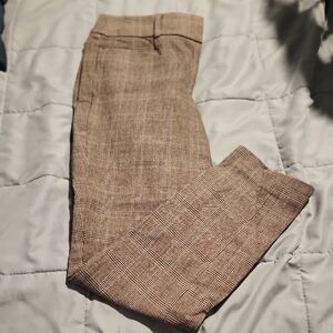 LOFT Black Ankle Cropped Pants Tailored